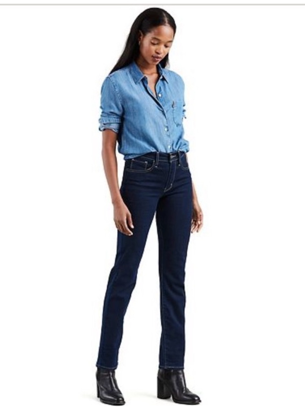 Levi’s Dark Blue Straight-Leg Jeans